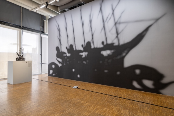 Auriea Harvey, Black Ship, 2024. photo by Vinciane Lebrun